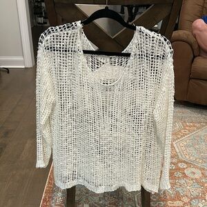 Open Knit Sweater